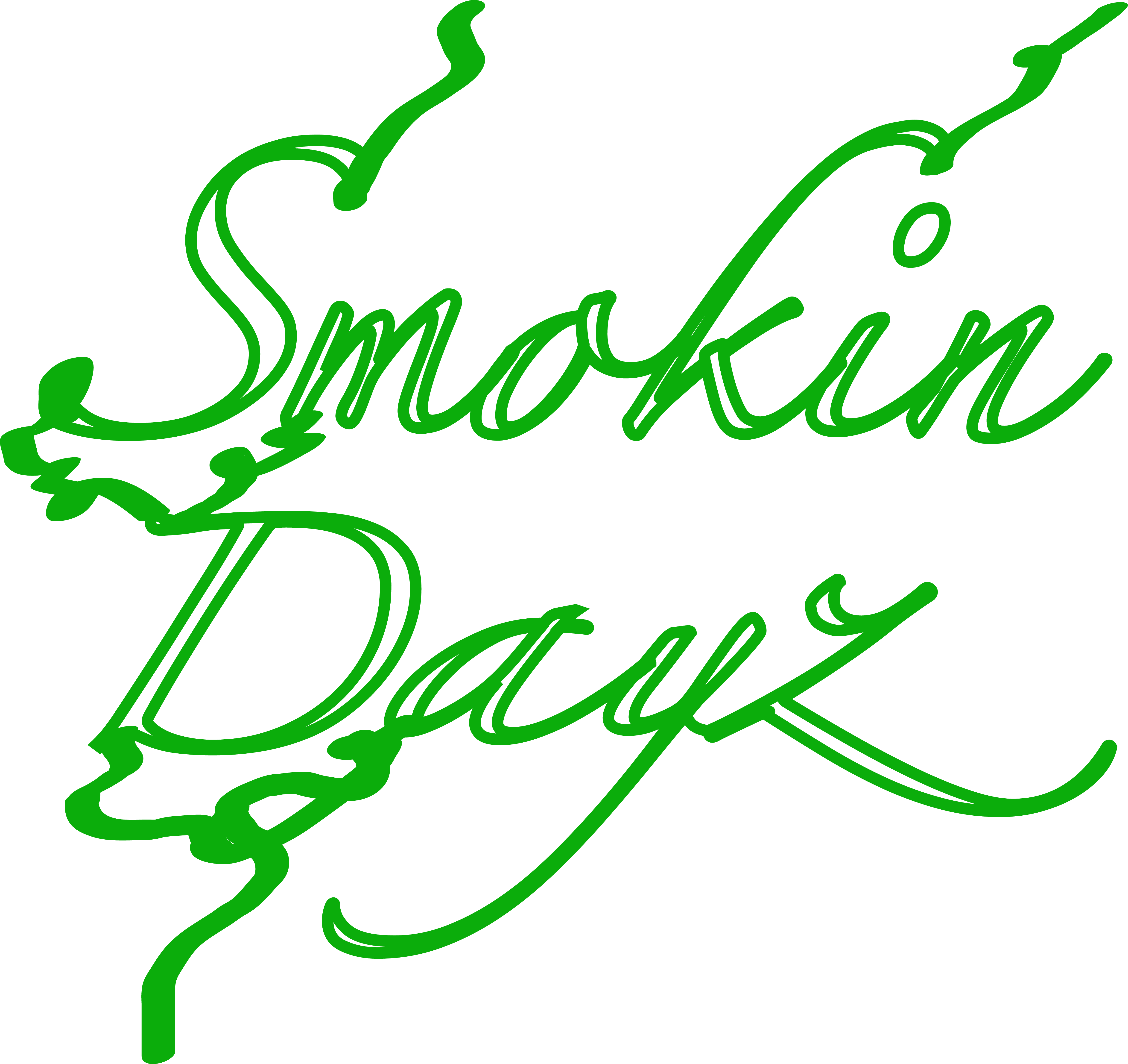  smokindayz logo  green 